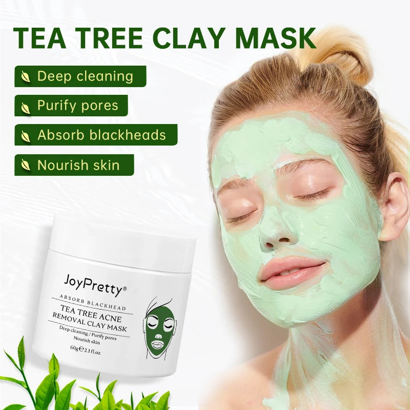 Natural Tea Tree Blackhead Removal Clay Mask